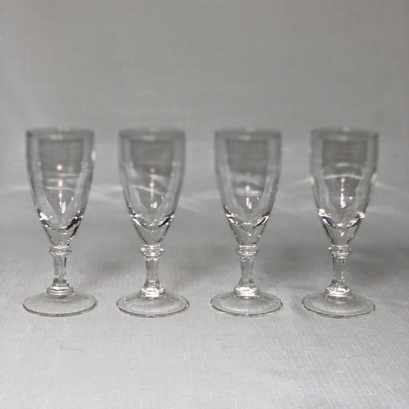 Vintage Demi Whiskey Champagne Small Wine Glass Liqueur Cordial Sherry Cocktail - Picture 3 of 11